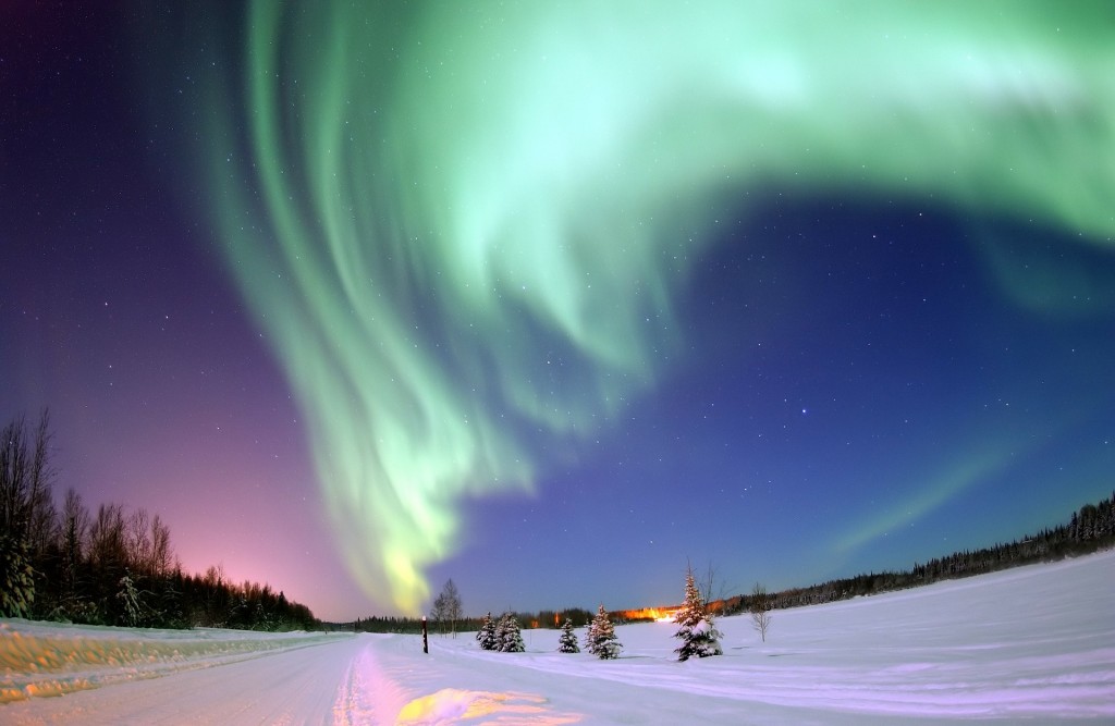 The Northern Lights are often spotted in Cooks County, a remote corner of Minnesota bordering Lake Superior.